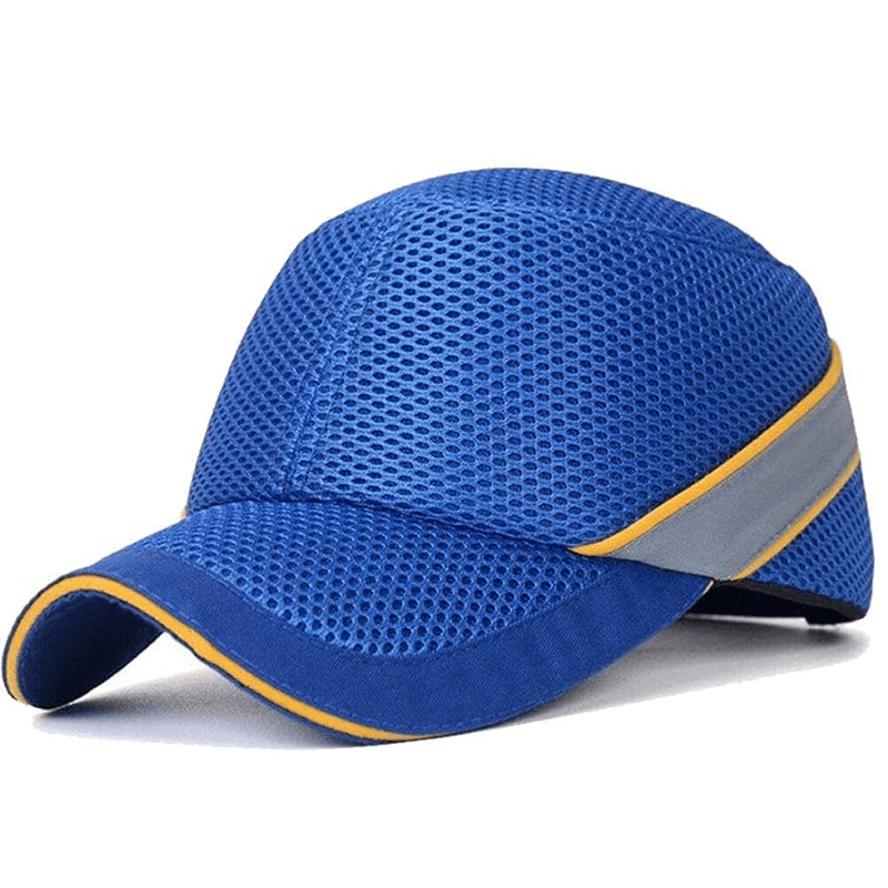 Casquette Anti-Chocs Respirante avec Réfléchissant - Bleu
