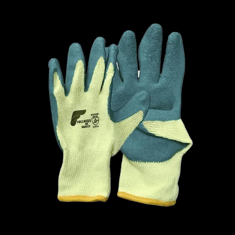 Gants de Manutention Légers Enduction Caoutchouc Vert