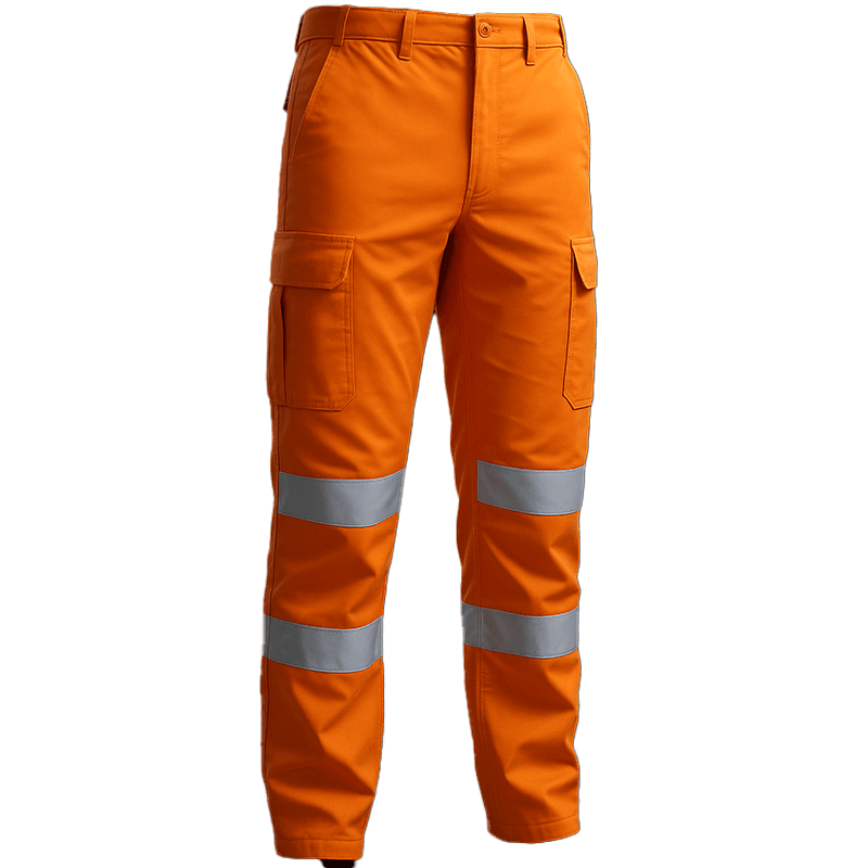 Pantalon de Travail Haute Visibilité Orange