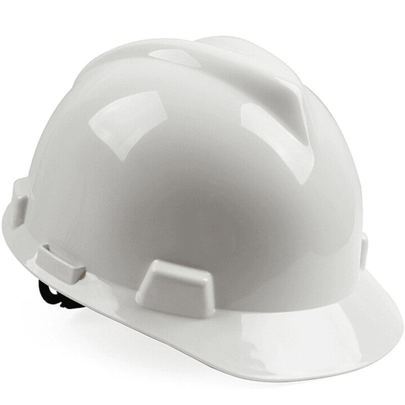 Casque de Chantier et de Sécurité - Blanc