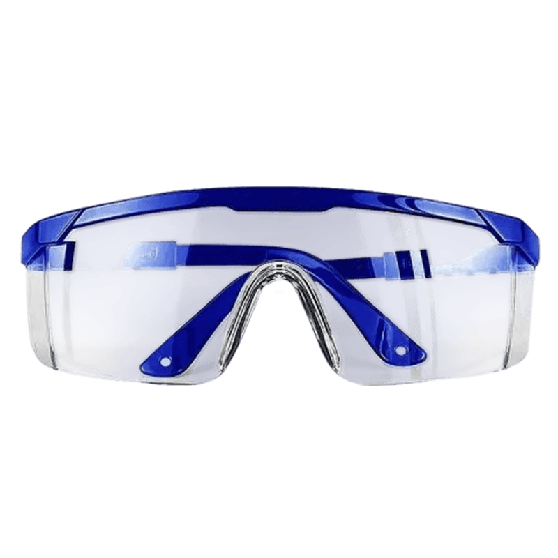Lunettes de Protection Claires avec Monture Bleue