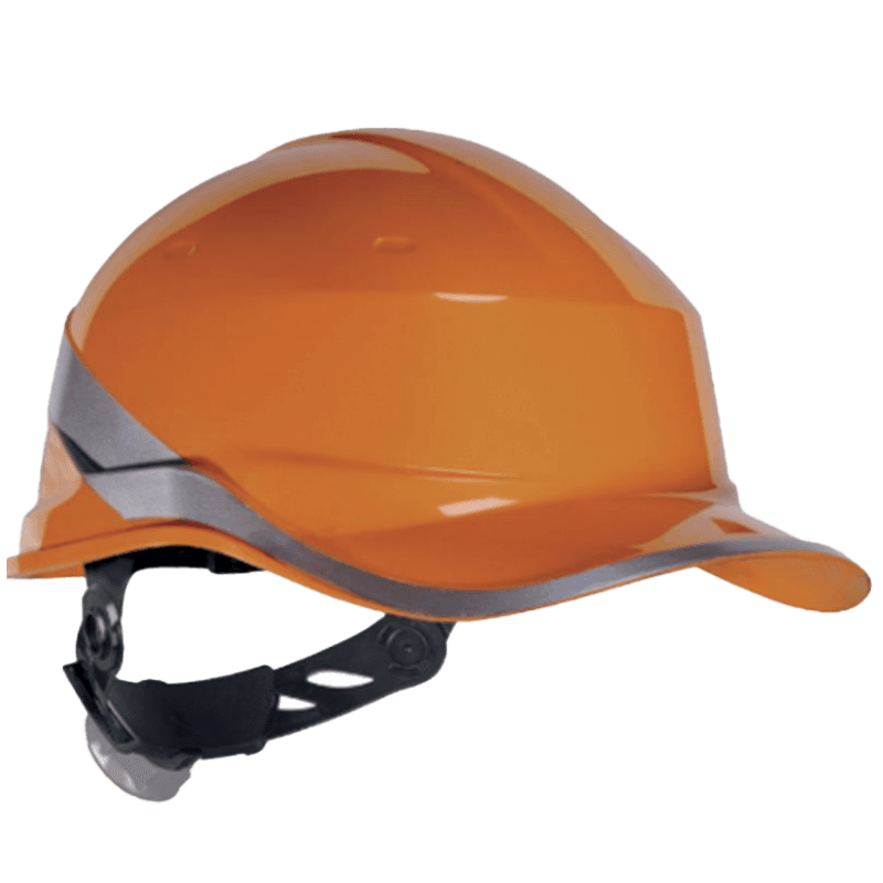 Casque de Sécurité Industriel Haute Visibilité - Orange Fluo
