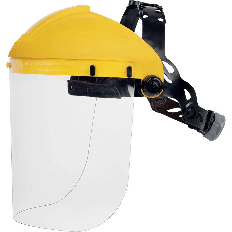 Casque de Sécurité Intégré avec Visière de Protection Claire