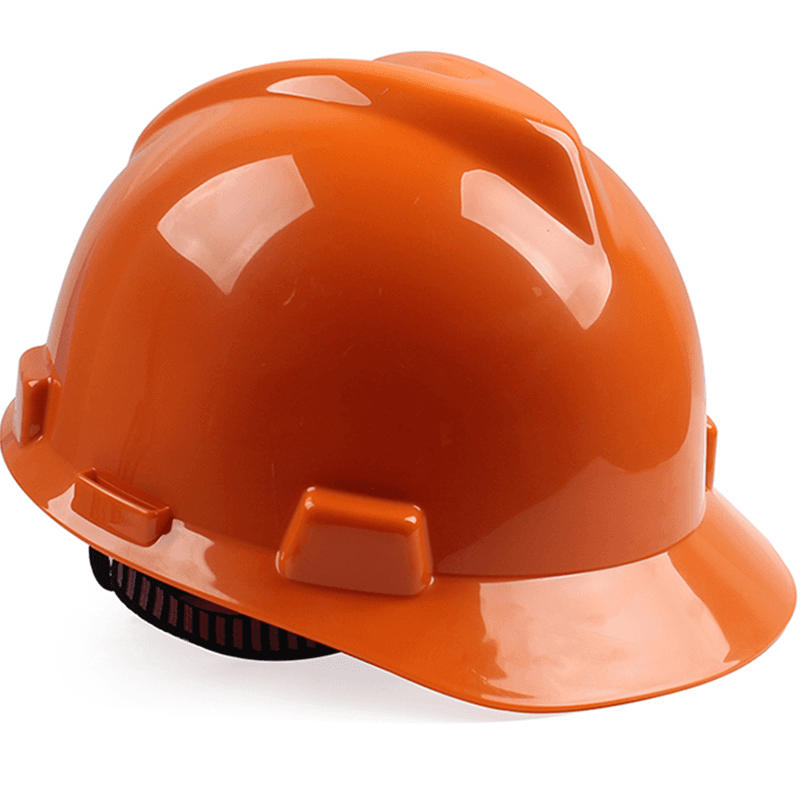 Casque de Chantier et de Sécurité - Orange