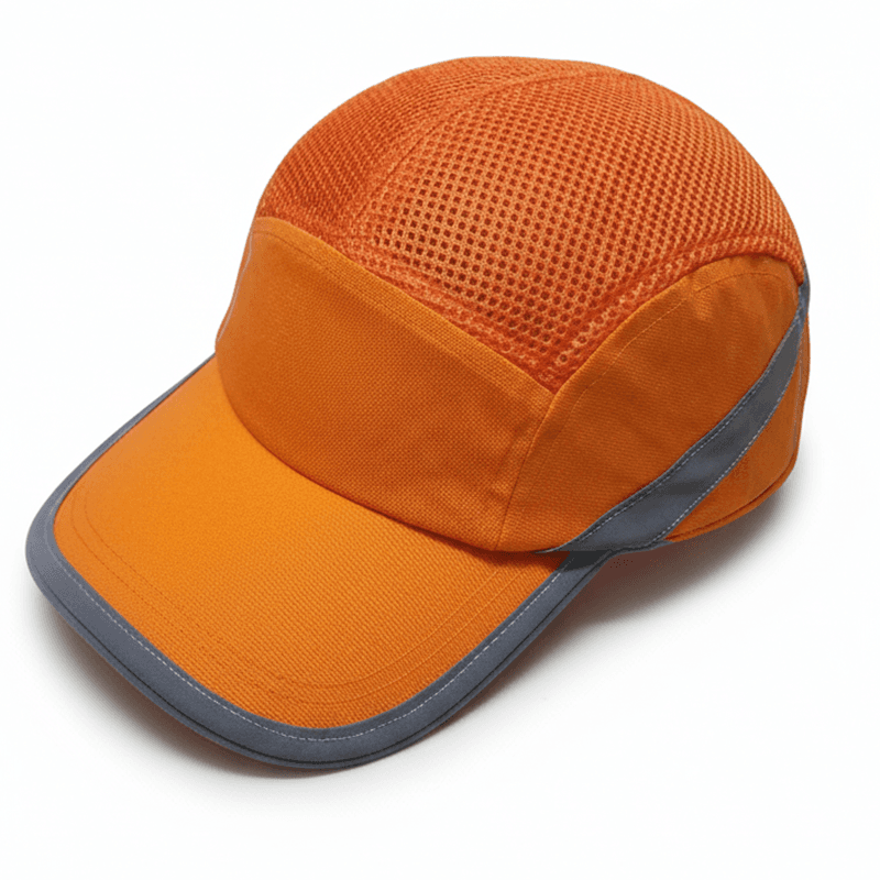 Casquette Anti-Heurt Orange HV Ventilée