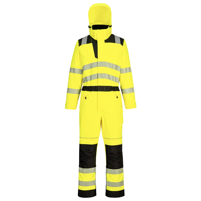 Combinaison HV TITAN-STORM classe 3 – Jaune et bleu marine