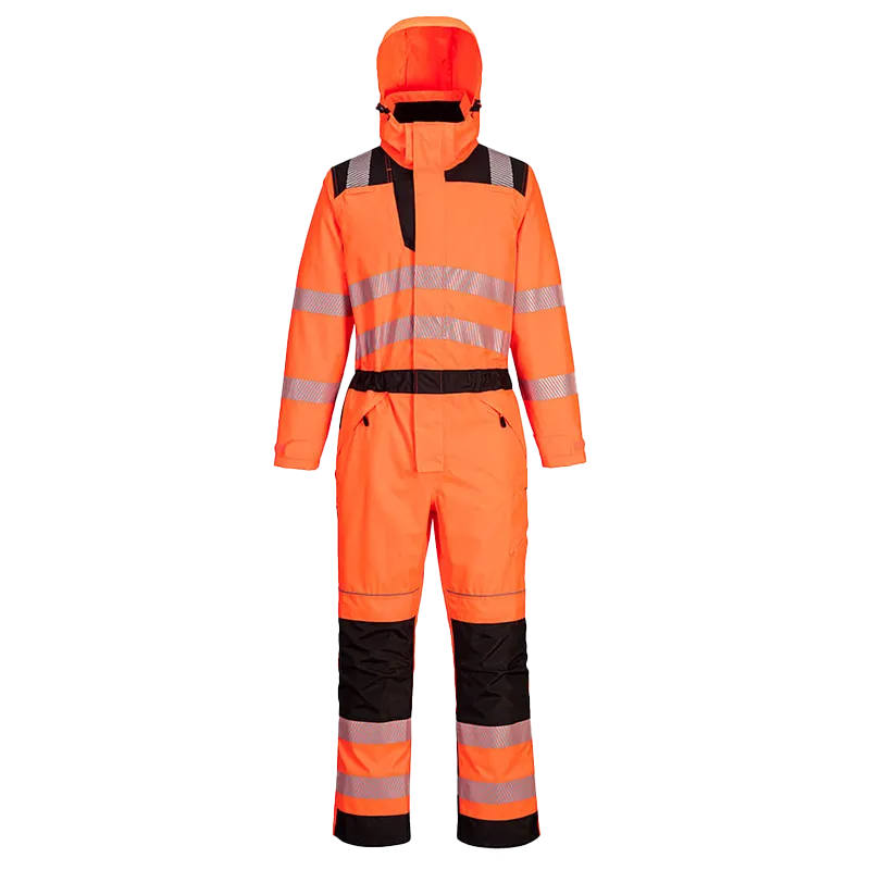 Combinaison HV RAIL-TECH classe 3 – Orange et bleu marine