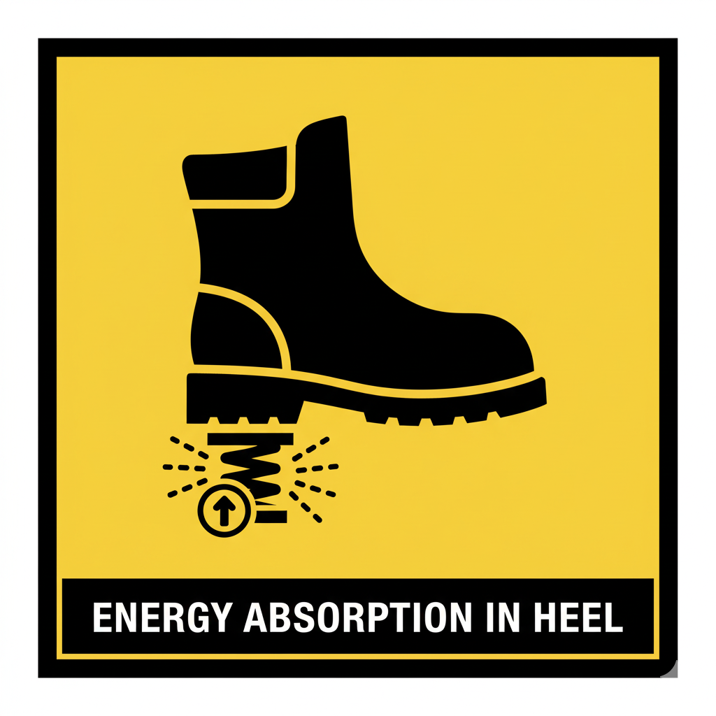 Absorption d'Énergie au Talon